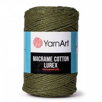 Macrame cotton LUREX